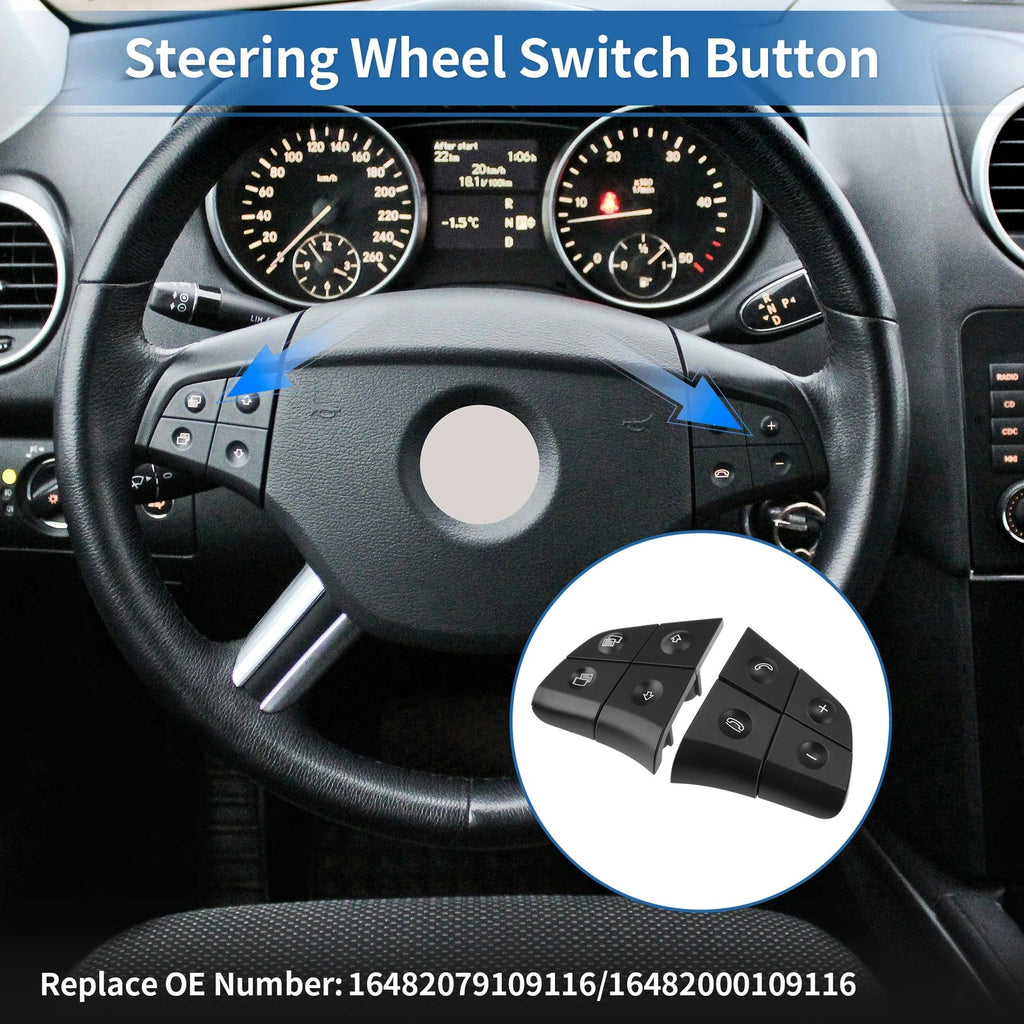 Steering Wheel Buttons OEM Replacement for Mercedes-Benz ML-Class W164