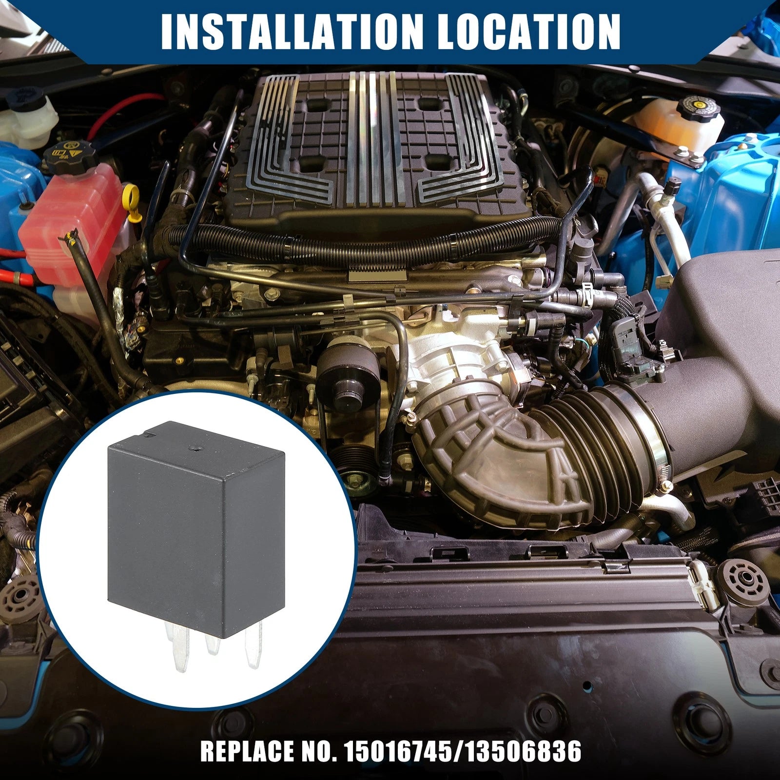Headlight Relay for Chevrolet GMC Durable Plastic (2009–2013)