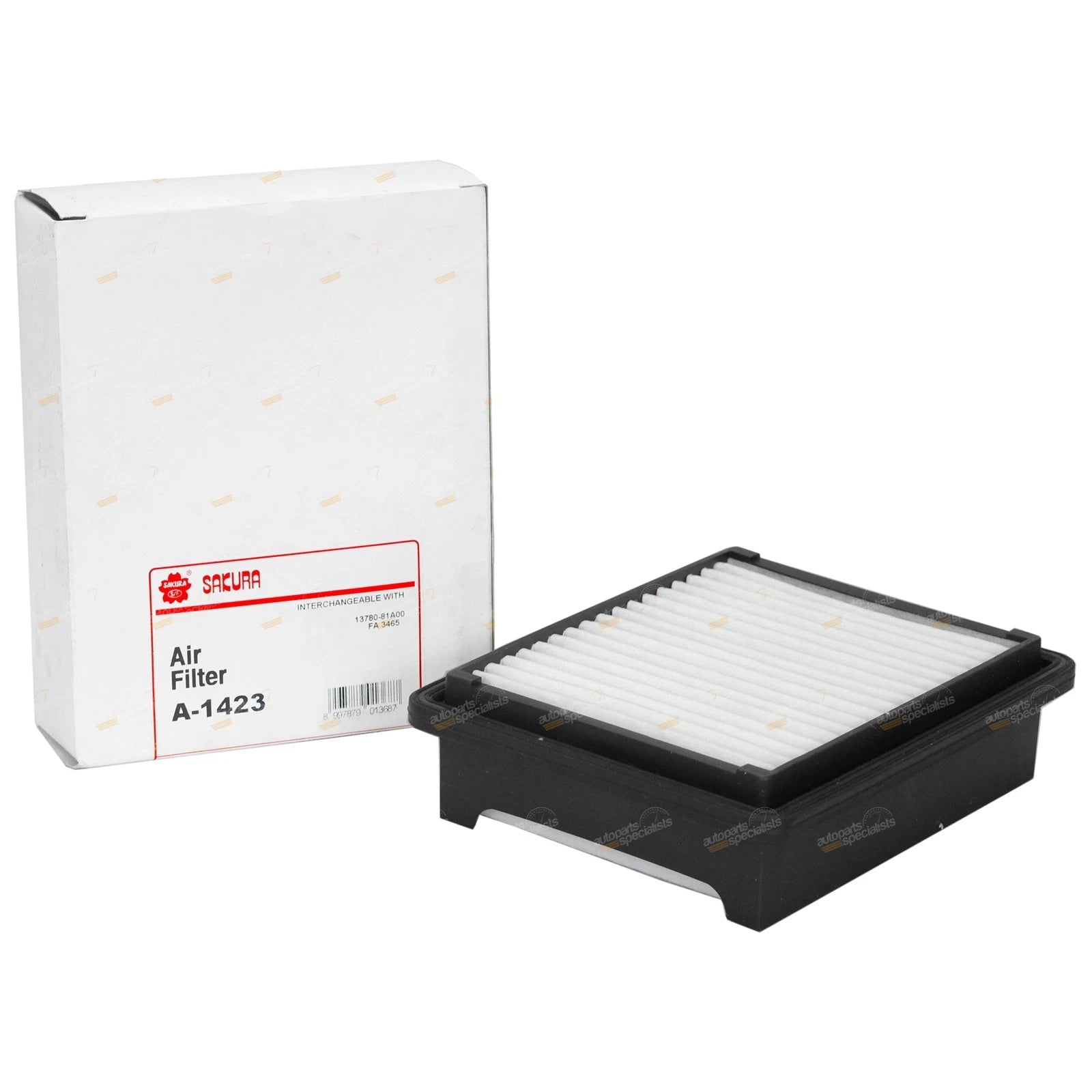 Air Filter for Sakura FA-1423, Ryco A1420 (Interchangeable)