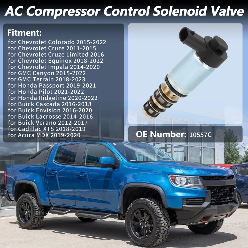 AC Compressor Control Solenoid Valve Replacement for Chevrolet GMC Honda (2000–2015)