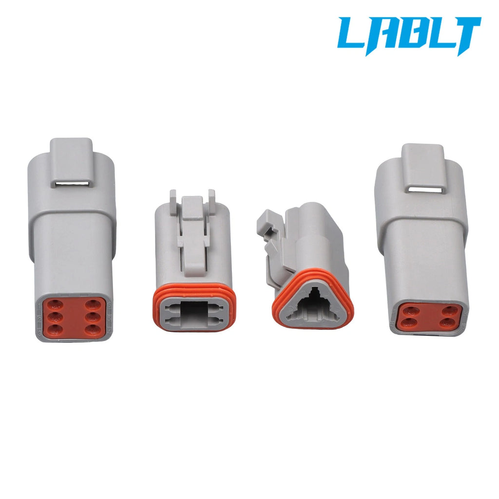 2X DT Connector Kits 2-12 Pin for LABLT (14-20 GA) with Removal Tool