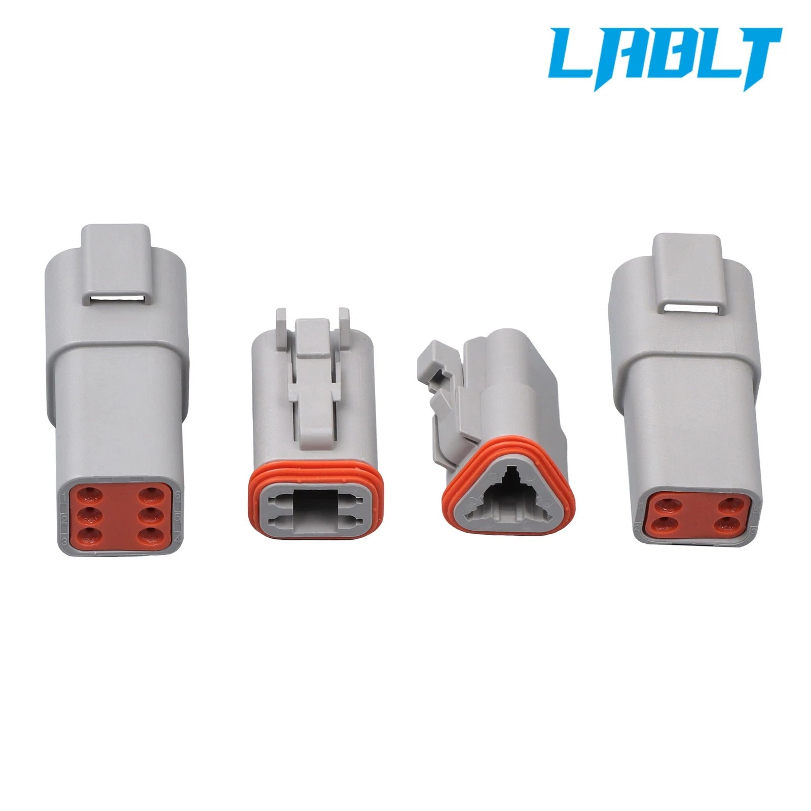 2X DT Connector Kits 2-12 Pin for LABLT (14-20 GA) with Removal Tool
