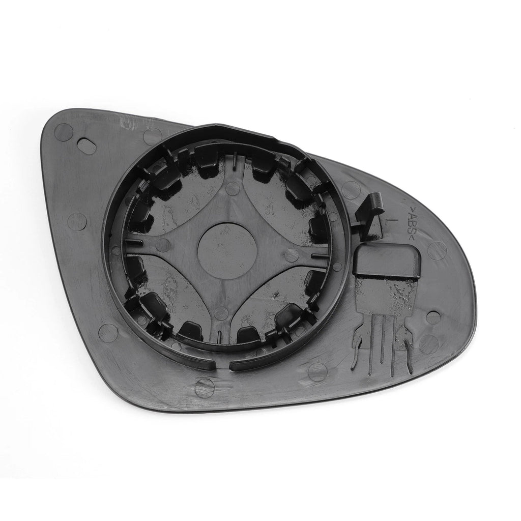 Left Side White Mirror Glass for Peugeot 108 (2014–2023)