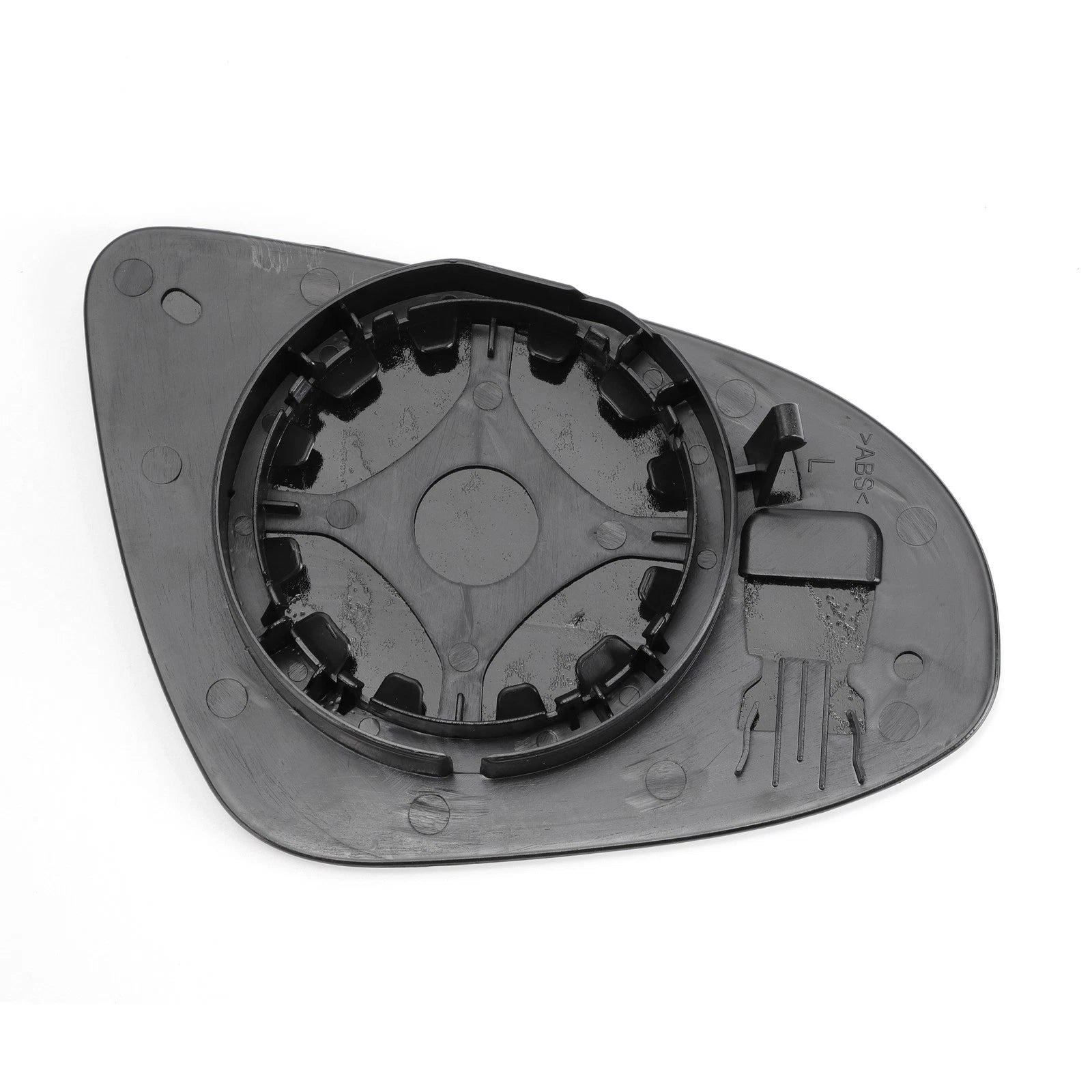 Left Side White Mirror Glass for Peugeot 108 (2014–2023)