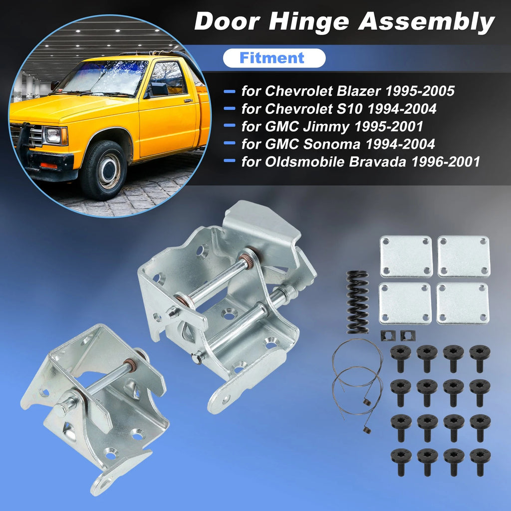 Front Left Upper Lower Door Hinge Kit for Chevy Blazer S10 (1995–2005)