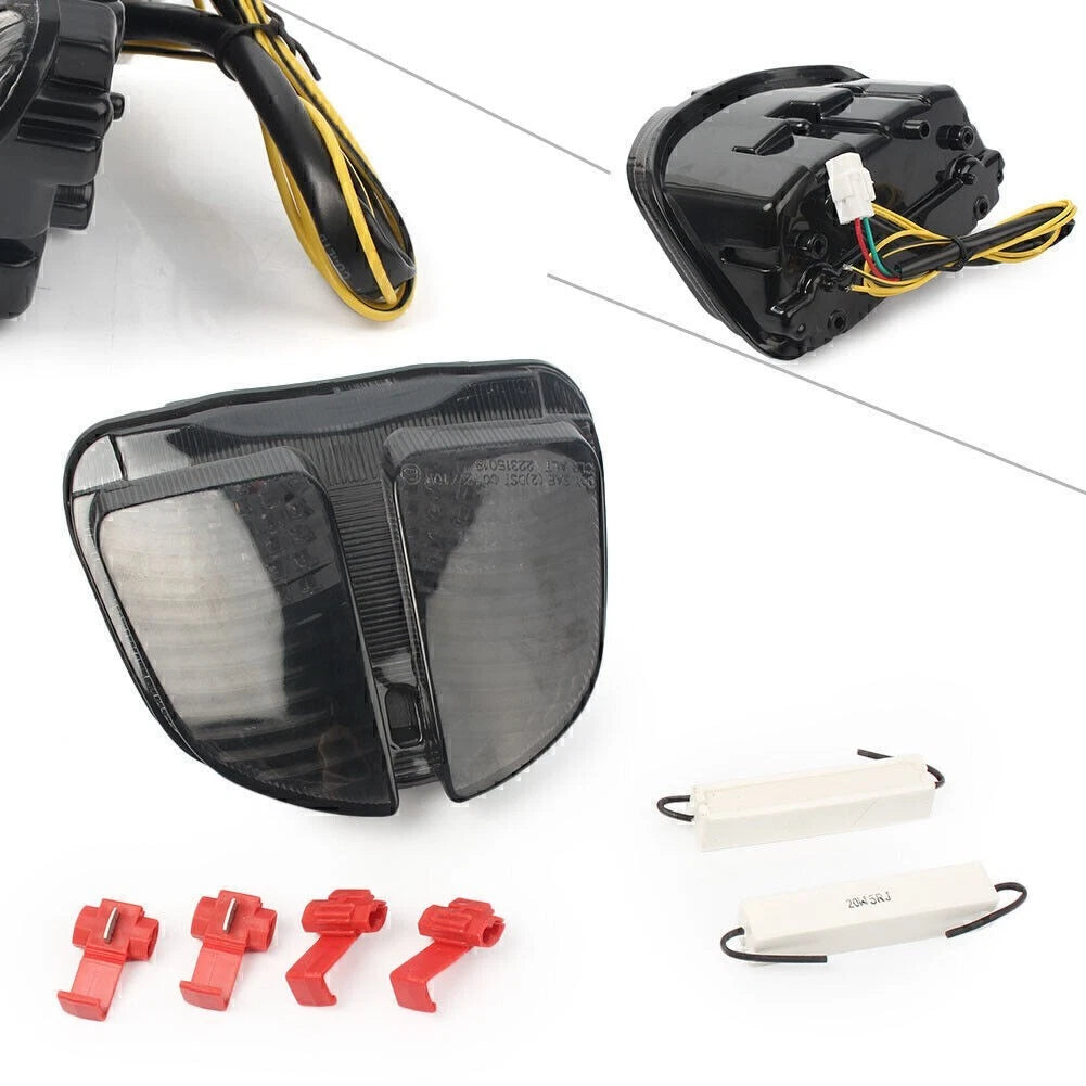 Smoke Rear LED Tail Light Turn Signals for Suzuki GSXR 600 750 (2005–2007)
