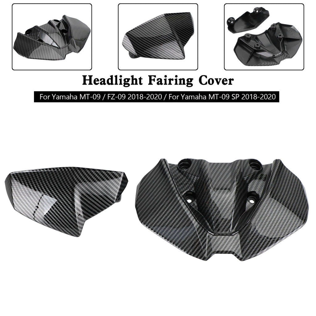 Headlight Fairing Windshield Cover for Yamaha MT-09 FZ09 MT-09 SP (2018–2020)