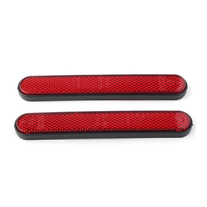 2X Red Front Fork Leg Reflectors for Harley Sportster 883 1200 (2004–2023)
