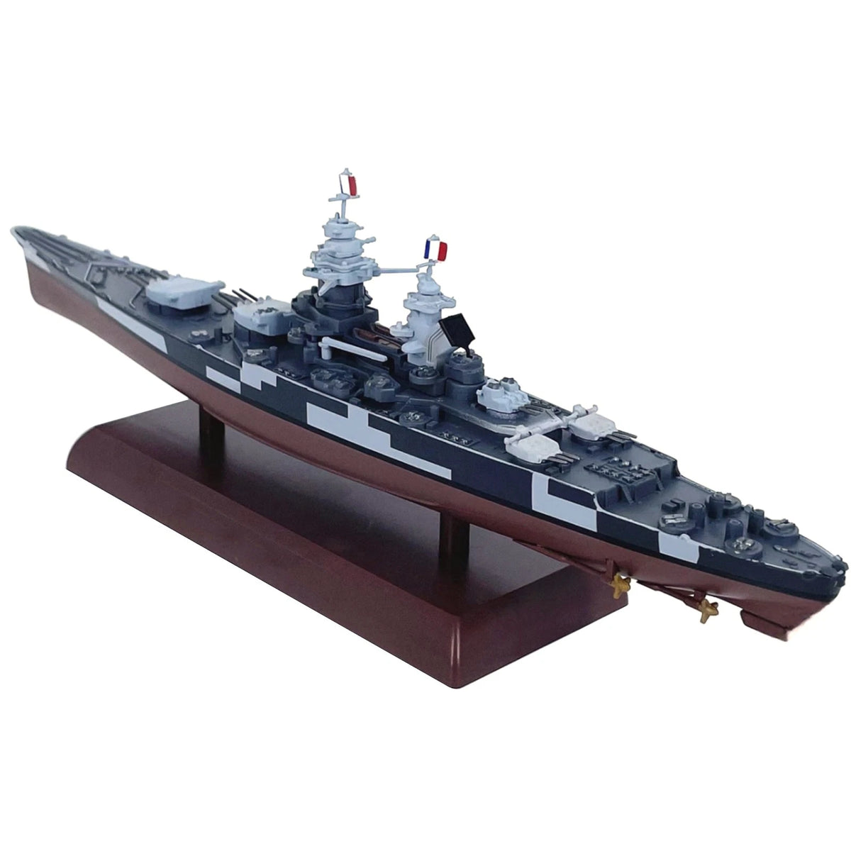 Finished Alloy Model for French Battleship Richelieu (1/1000 Scale)