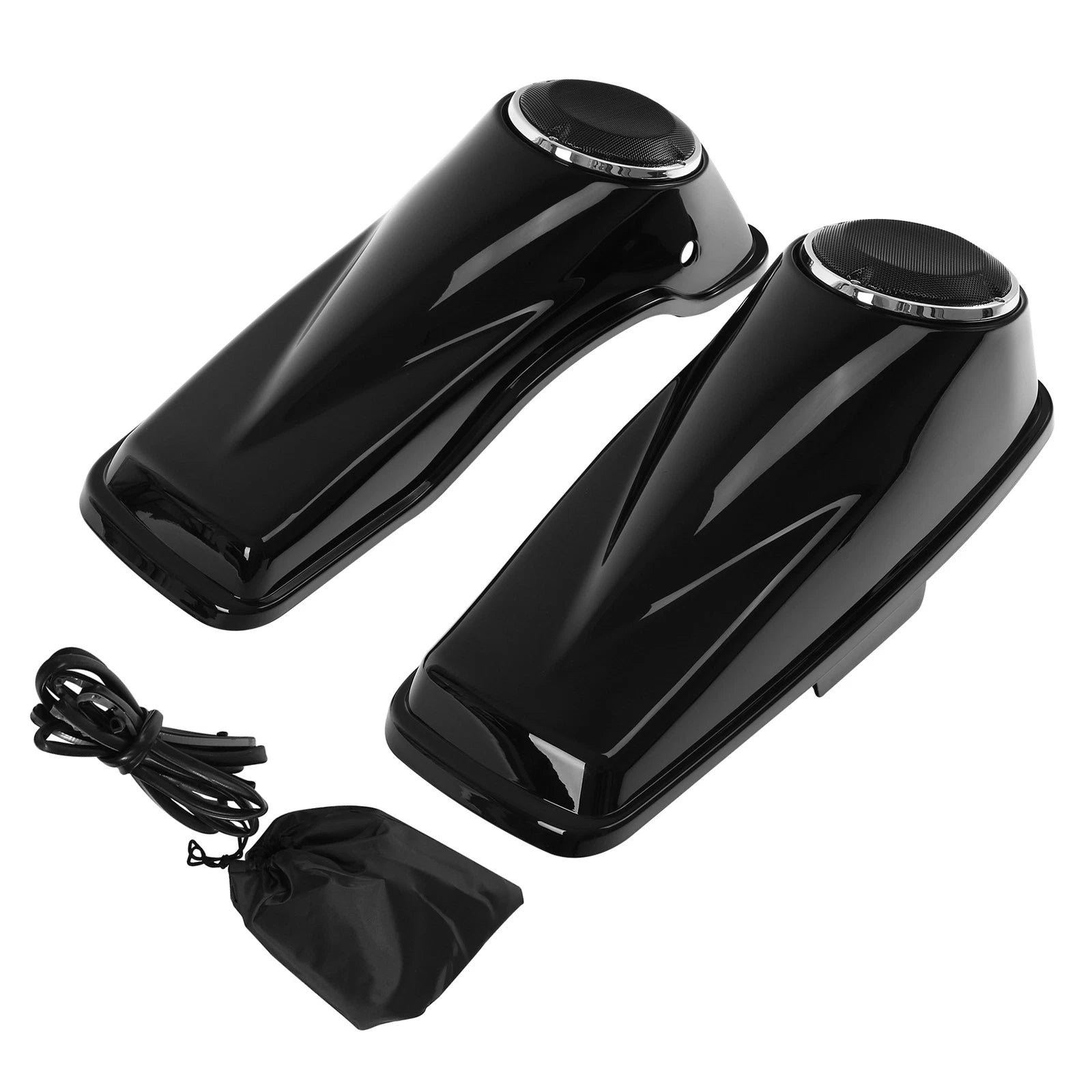 6.5" Saddlebag Speaker Lids for Harley Touring Electra Glide (2014–2023)