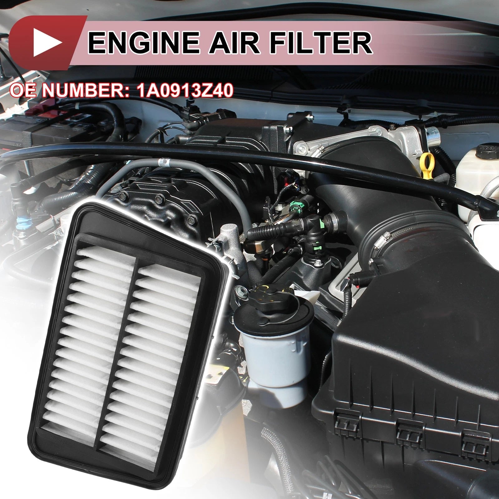 Engine Air Filter Replacement for Mazda EBD-DG64V 1 Pc Long Life (2005–2015)