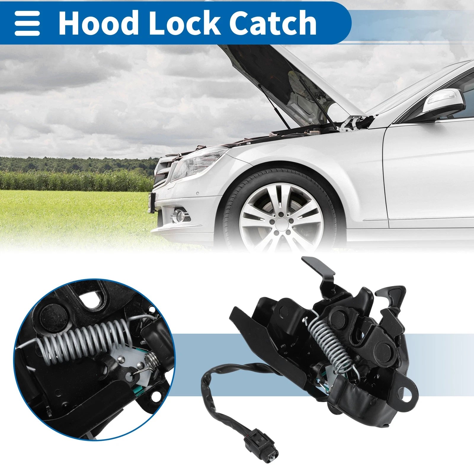 Hood Latch Assembly Replacement for Toyota Highlander (2010–2013)