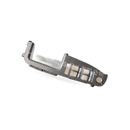 Door Handle Switch Panel for Audi A4 B6 B7 (2002–2008) Carbon Texture