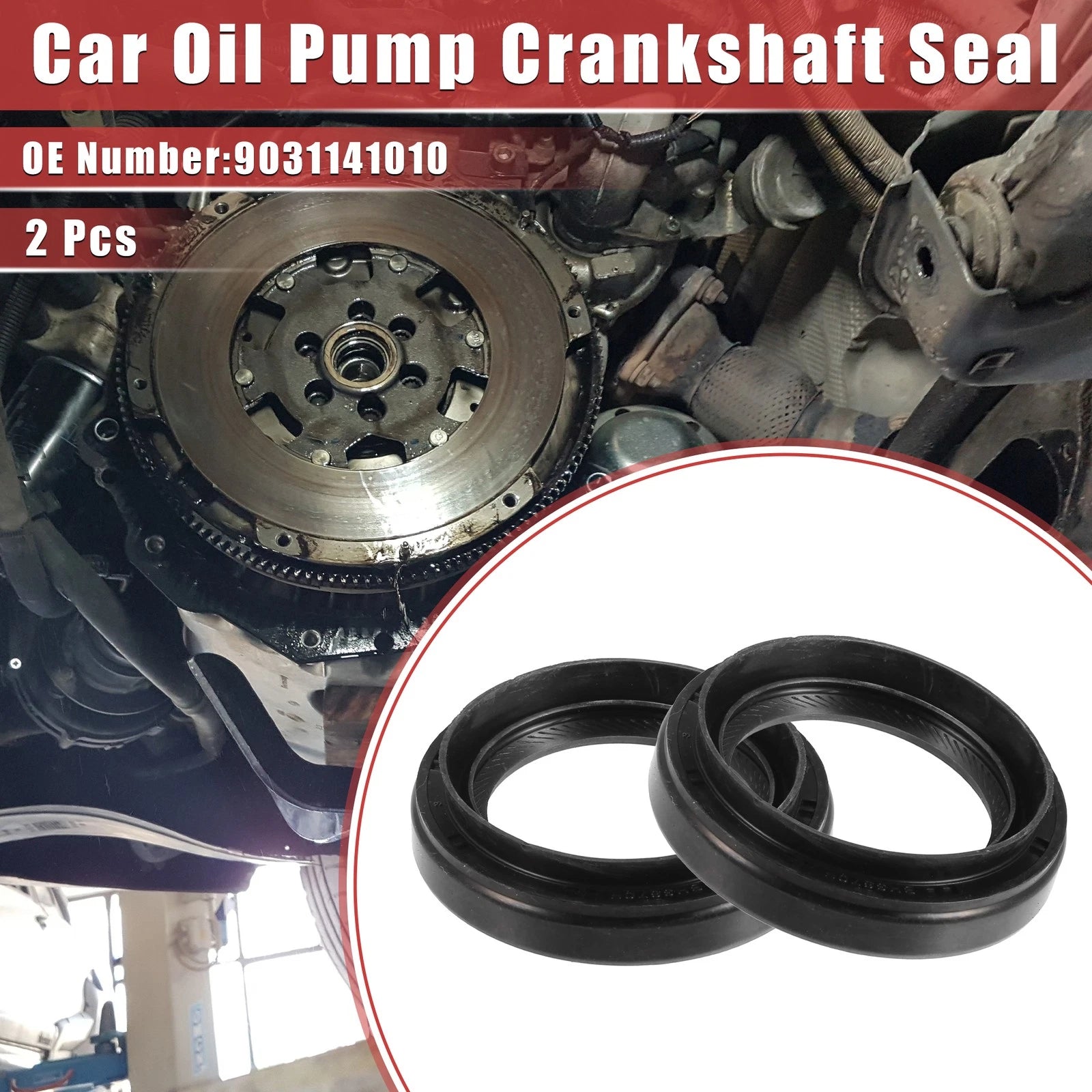 Crankshaft Seal Replacement 2PCS for Toyota 4Runner (1995–2009)