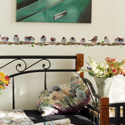Removable Bird Vinyl Wall Stickers for Home Decor (DIY)