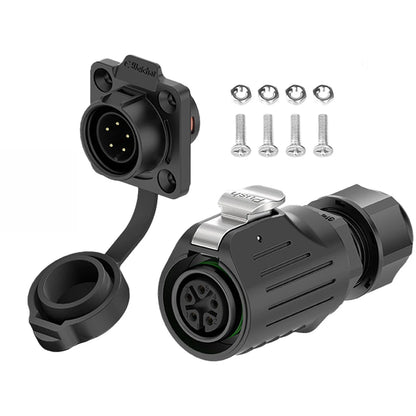 LP16 Waterproof Industrial Aviation Connector Power Socket Kit (IP68)