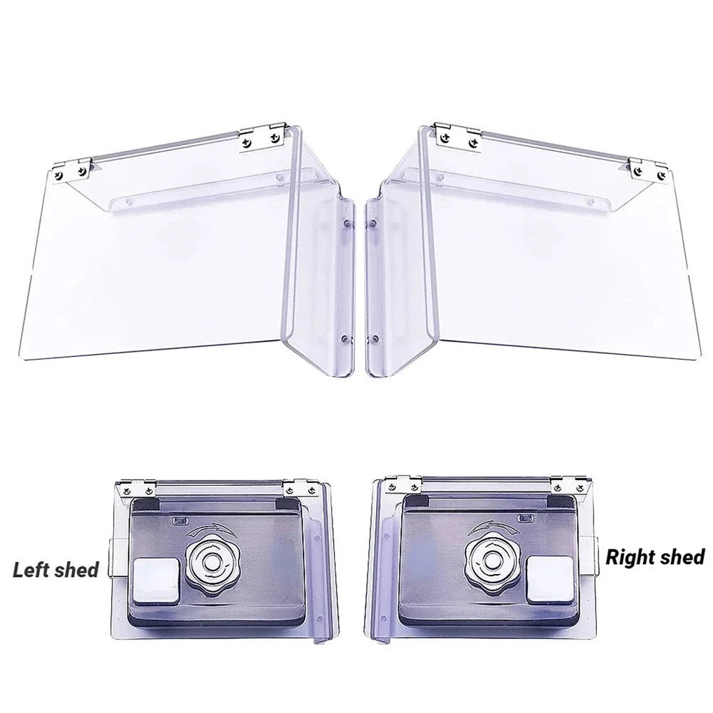 Protective Rain Cover for Outdoor Electronic Locks (Acrylic Construction)