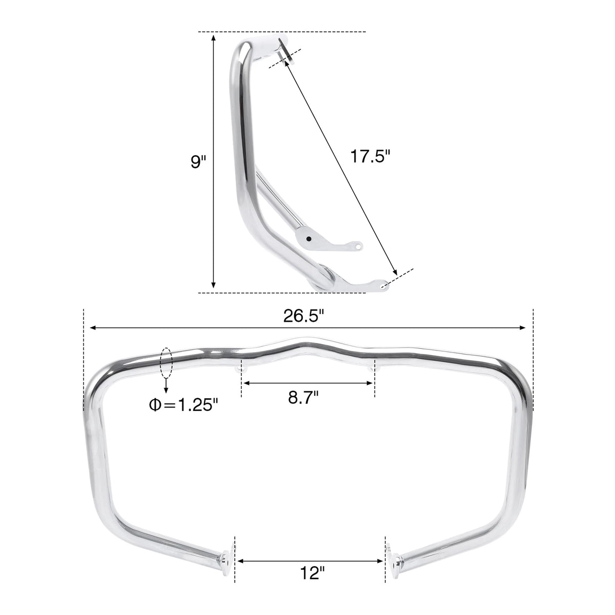 Engine Guard Crash Bar for Harley Sportster S RH1250S (2021–2026)