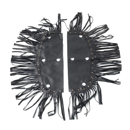 Front Rider Floorboard Fringe Covers for Honda, Yamaha, Harley