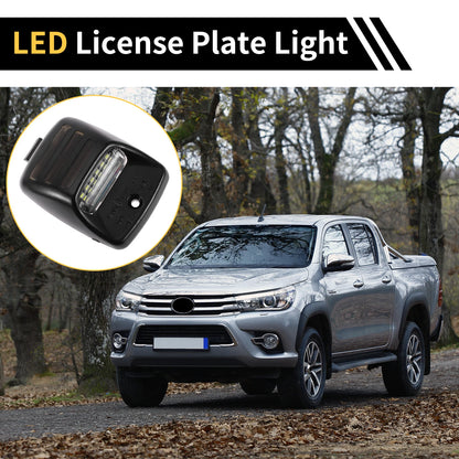 2X License Plate Light Tag Lamp for Toyota Tundra (2000–2013) White Red