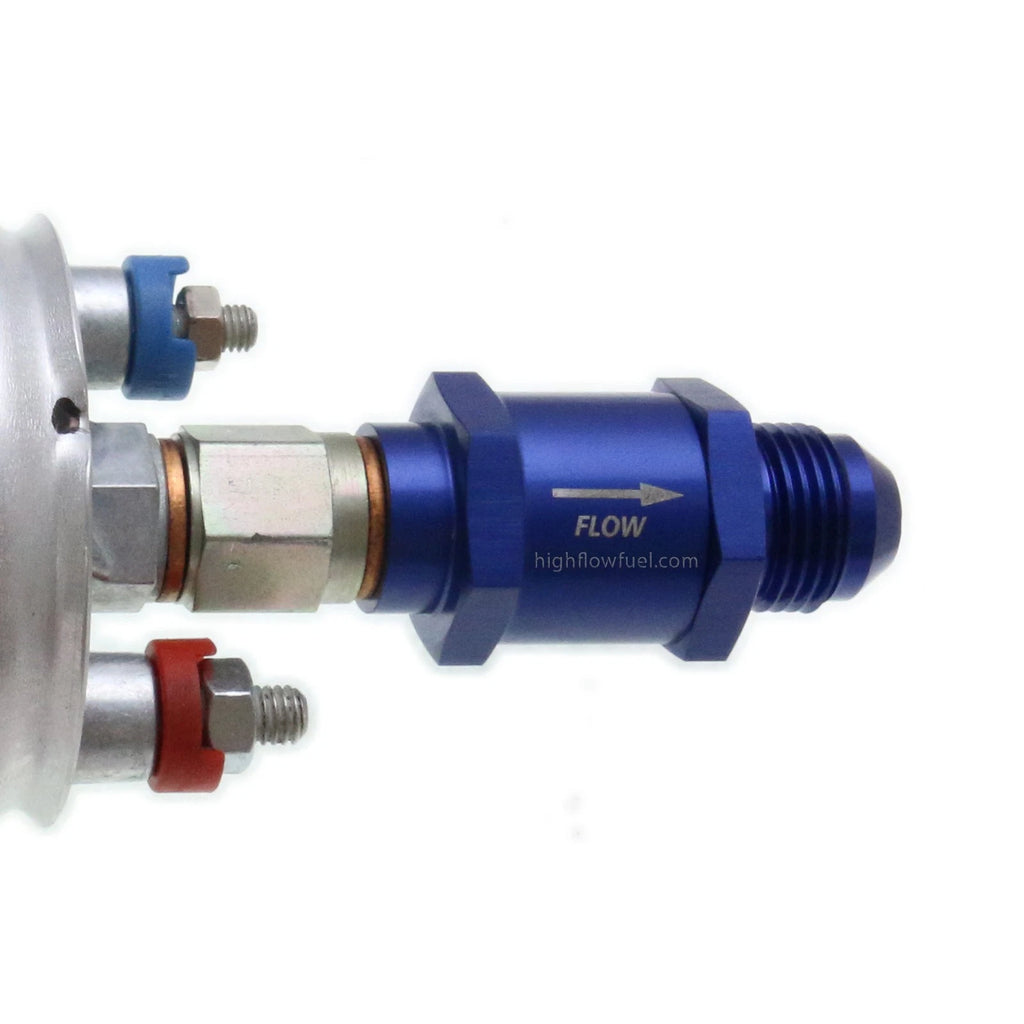 Inline Check Valve -6AN M12x1.5 for Bosch 044 Fuel Pump