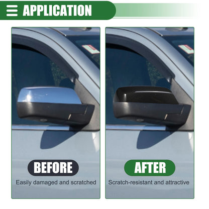 Rearview Mirror Cap Left Right Replacement for Chevrolet Silverado 1500 (2014–2019) Black