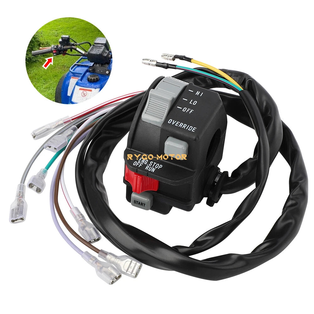 Handlebar Switch On Off Headlight Override for Polaris Scrambler 300 400 (1995–2002)