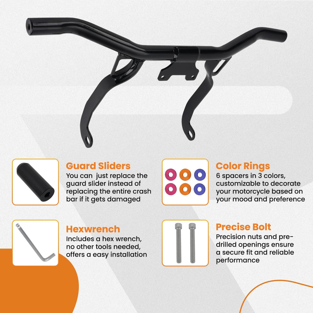 Engine Guard Crash Bar for Harley Street Glide Road Glide (2014–2023)