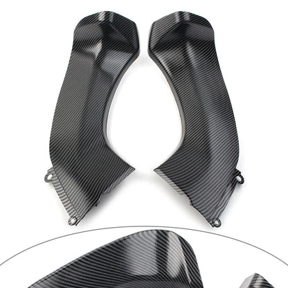 Front Dash Air Intake Ram Fairing for Kawasaki ZX-10R (2006–2007) Carbon Fiber Pattern
