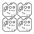 4X Carburetor Repair Kit for Yamaha XJ 600 XJ600N XJ600S (1983–1990)