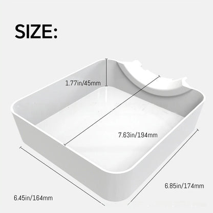 Drain Water Catch Tray for Washing Machine (45mm Height)