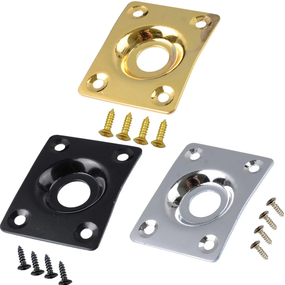 Guitar Output Jack Plate for Les Paul & Tele Style Electric Guitar
