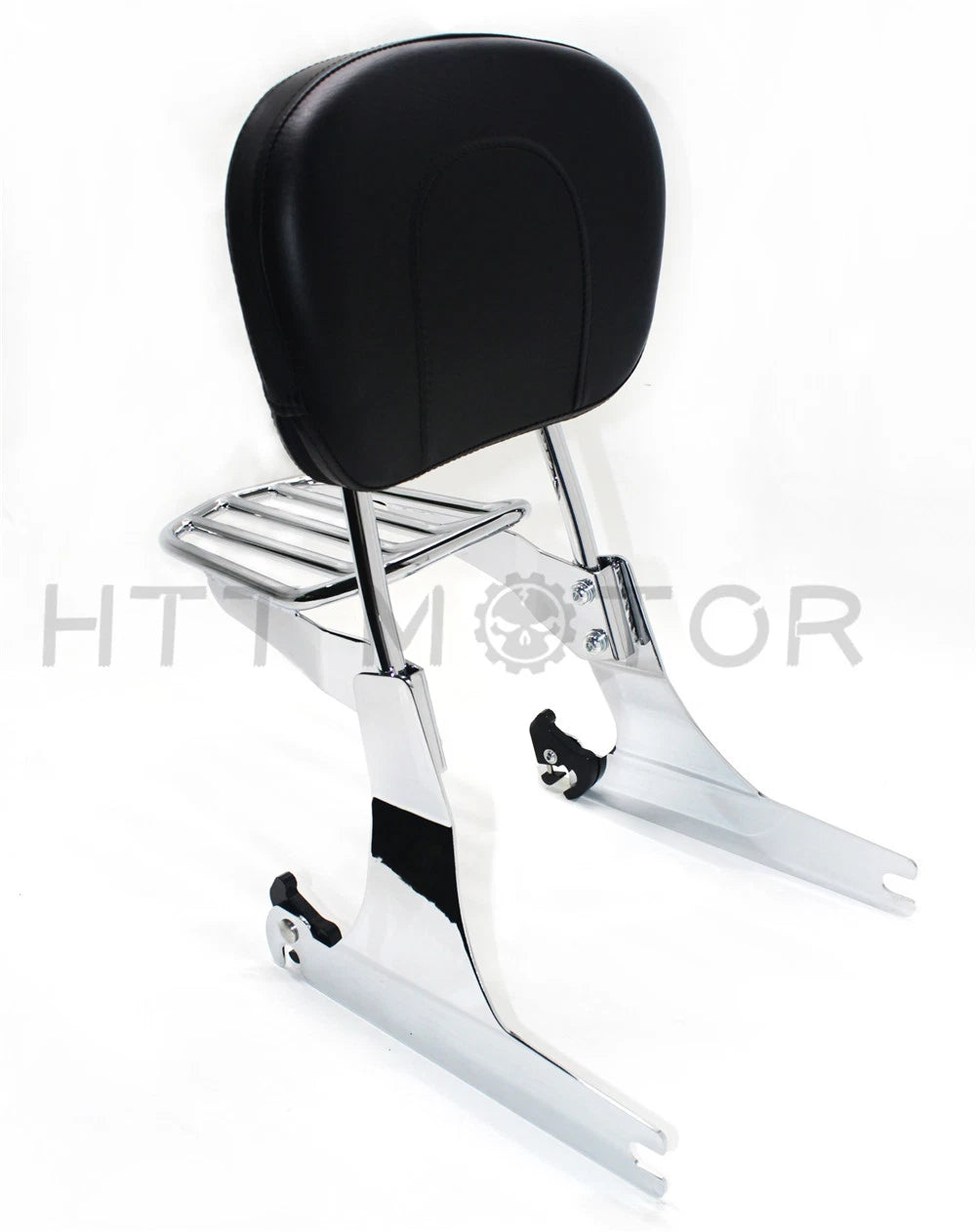 Detachable Sissybar Backrest Luggage Rack for Harley Dyna (2005–2019)