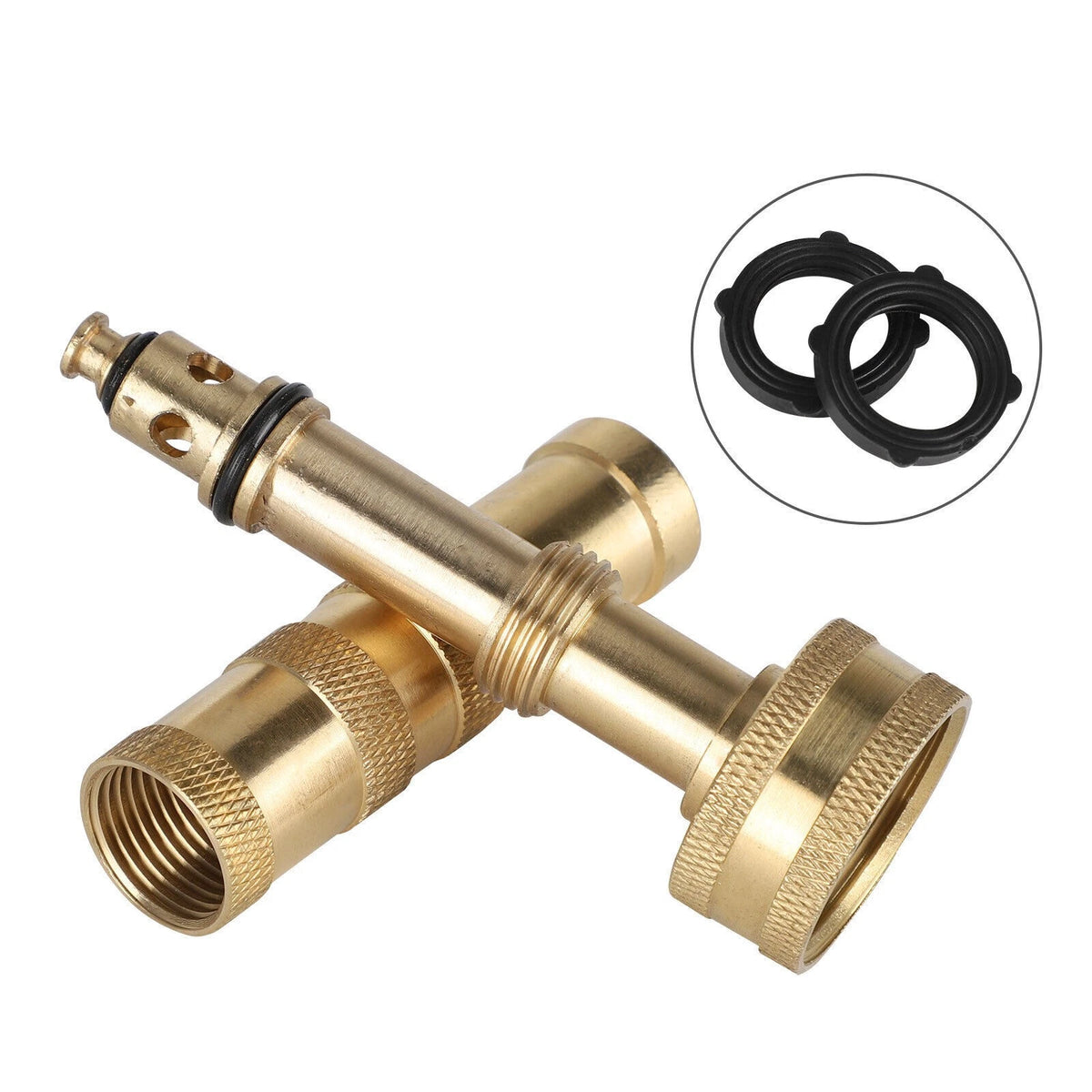 3/4" Brass Nozzle for Garden Hose Sprayer (Heavy Duty)