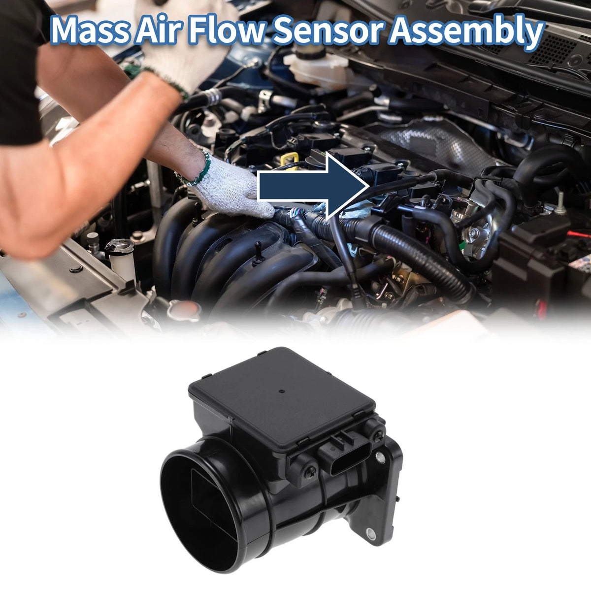 Mass Air Flow Sensor Assembly MD334011 for Mitsubishi Montero Sport (1997–1998)