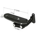 Black Passenger Floorboard Mount for Harley Electra Glide FLHT (1993–2025)