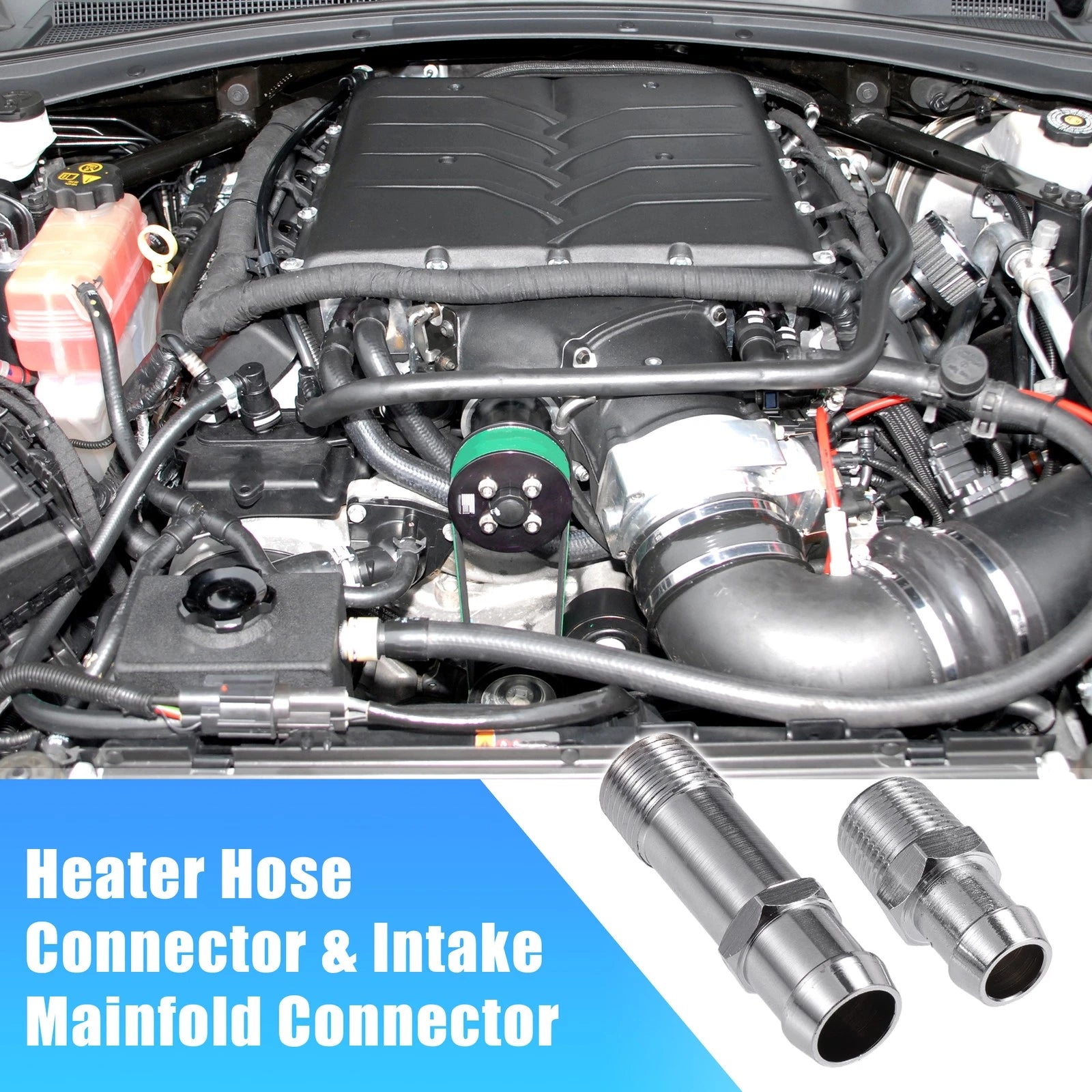 Heater Hose Fittings Replacement 1/2 NPT for Chevy Silverado (2007–2013)