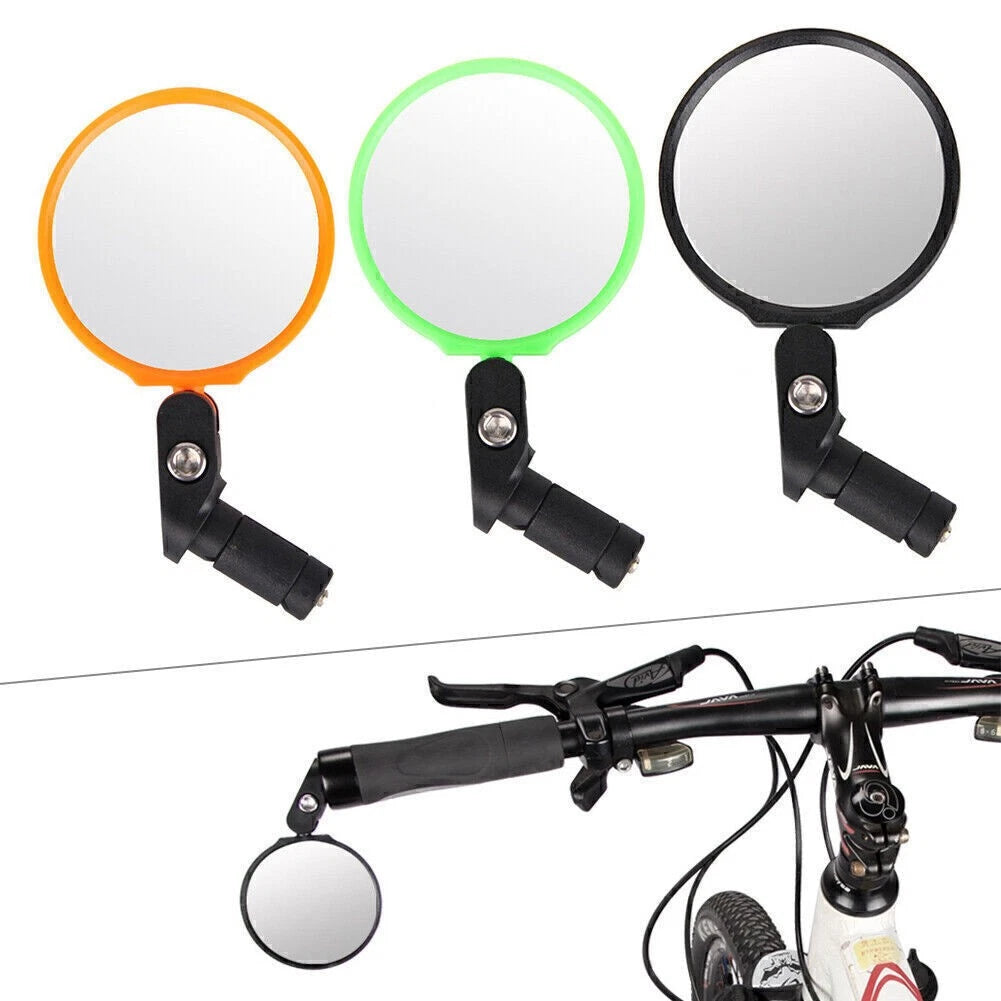 360° Adjustable Bar End Mirror for Motorcycles (Universal Fit)