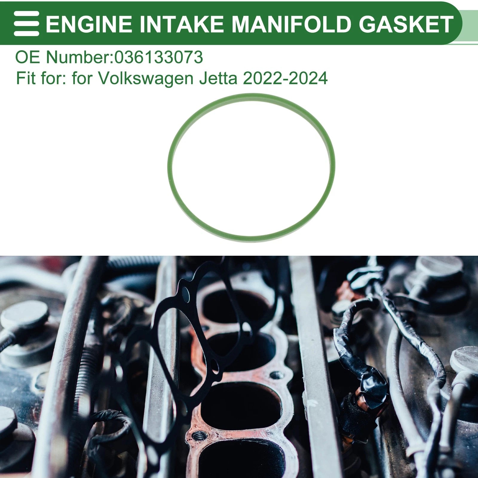 Engine Intake Manifold Gasket for Volkswagen Jetta (2022–2024)