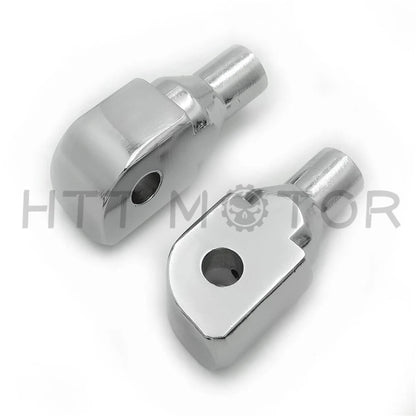 Chrome Footpeg Adapter for Harley Softail Fat Boy FLFB & Fat Bob FXF (2018–2023)