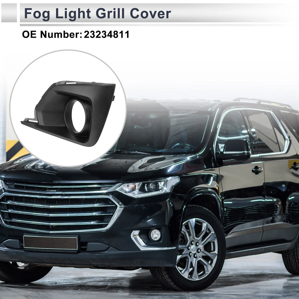 Front Left Fog Light Grill Replacement for Chevrolet Traverse (2018–2019)