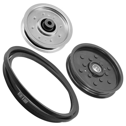 Deck Tension Arm and Idler Pulley Kit with Belt for John Deere (2000–2010)