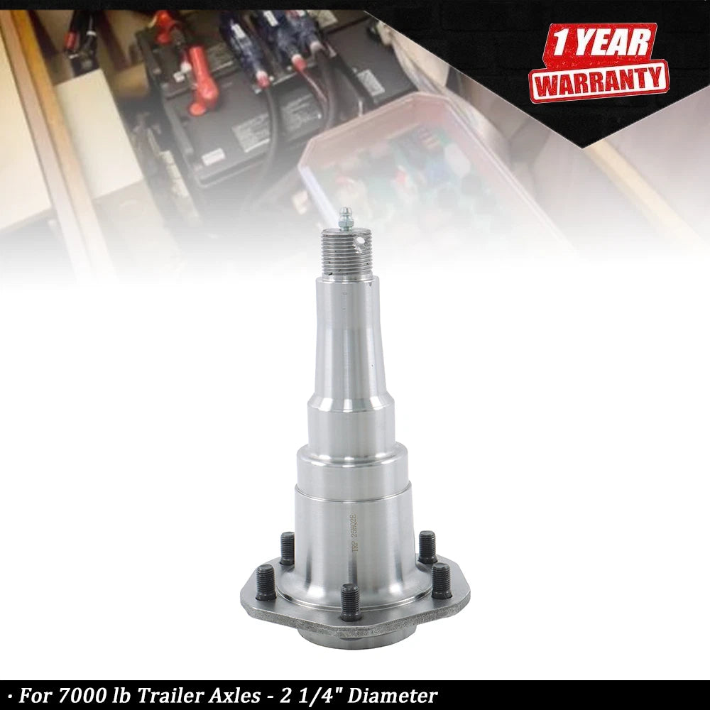 Weld-On Spindle #42 for 7000 lb Trailer Axles (2 1/4" Diameter)