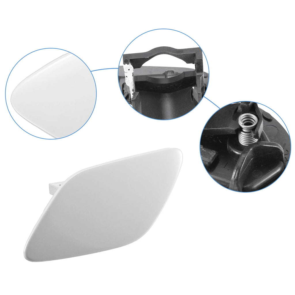 Front Left Headlight Washer Nozzle Cover for BMW 328i (2012–2013)