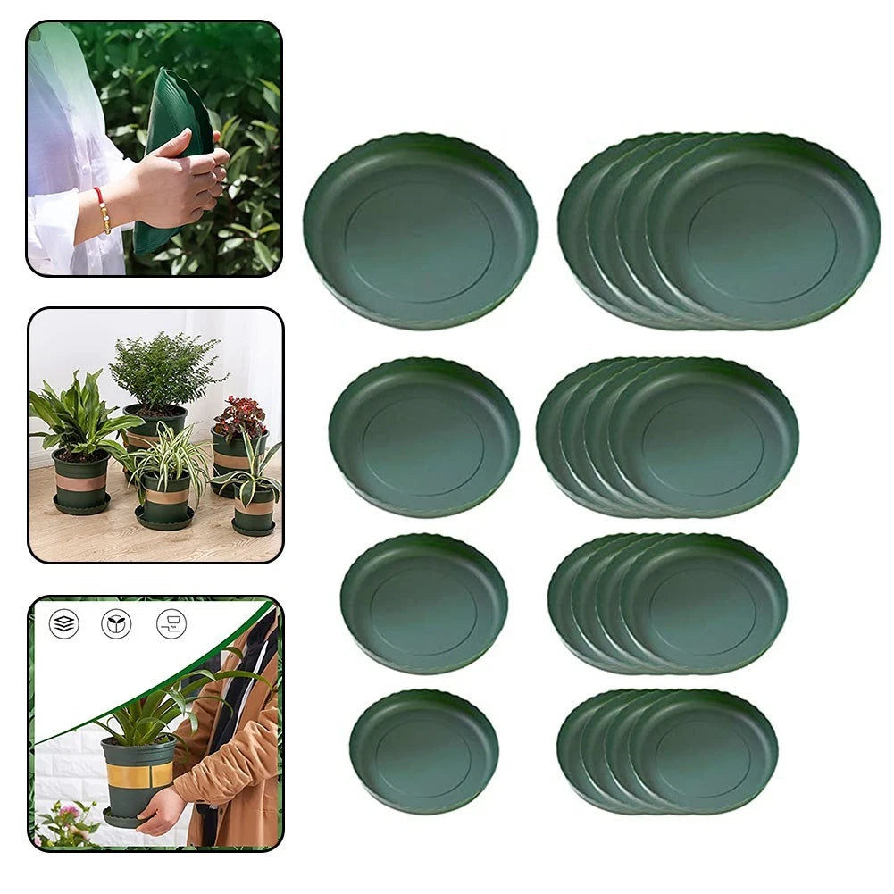 Set of 20 Circular Plant Saucers for Various Pots