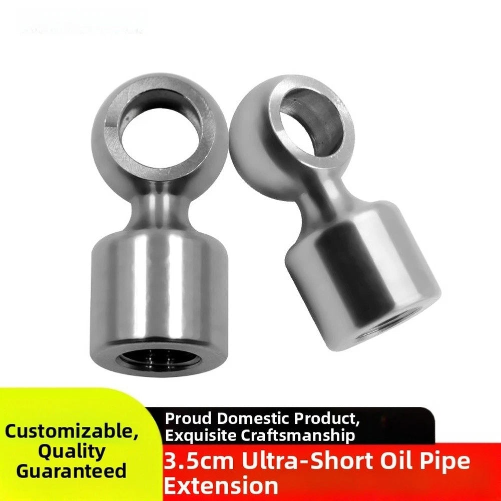 Brake Hose Extension Threaded Connection Dust Resistant Compact Design