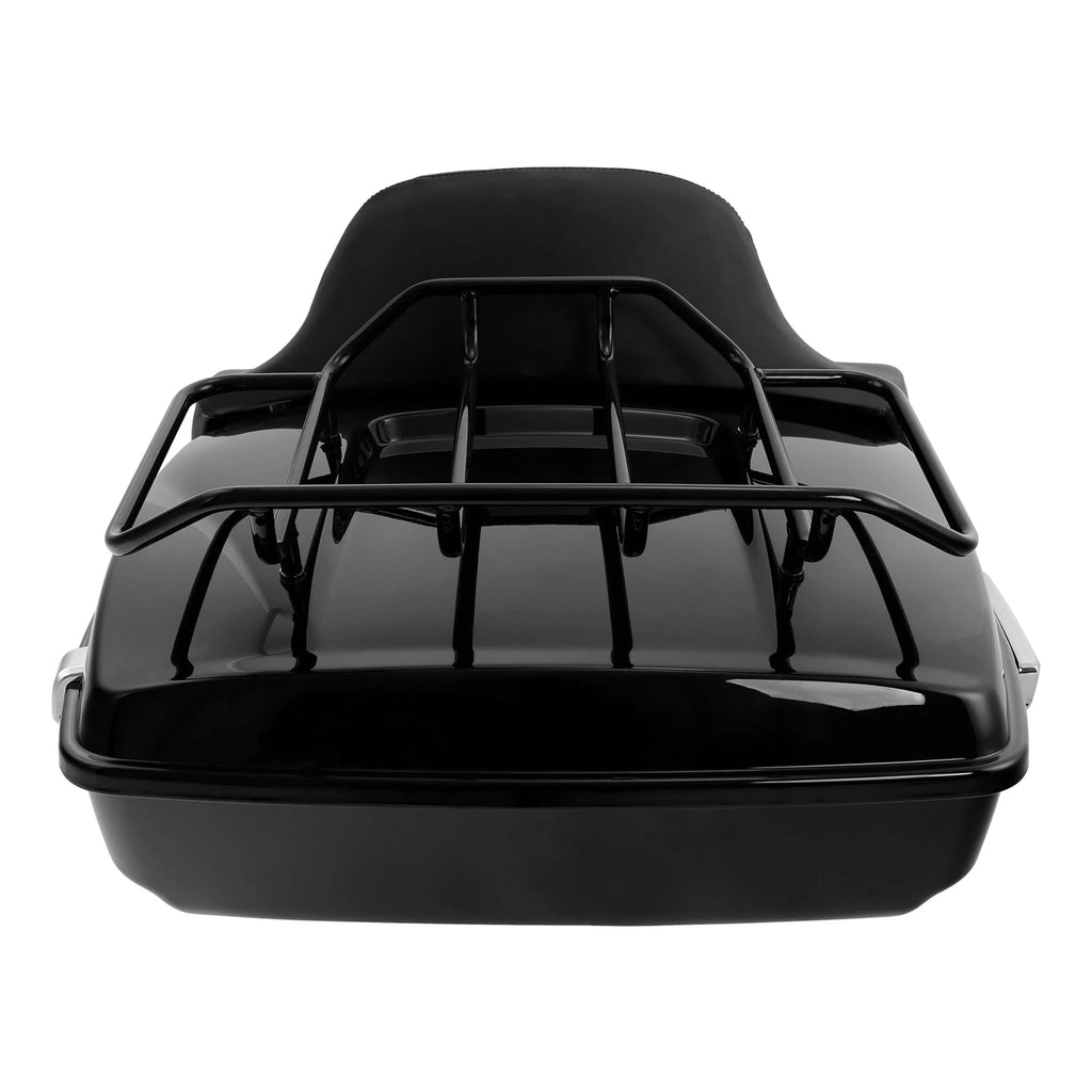 Chopped Trunk Backrest Rack & Mount for Harley Touring (1997–2008)