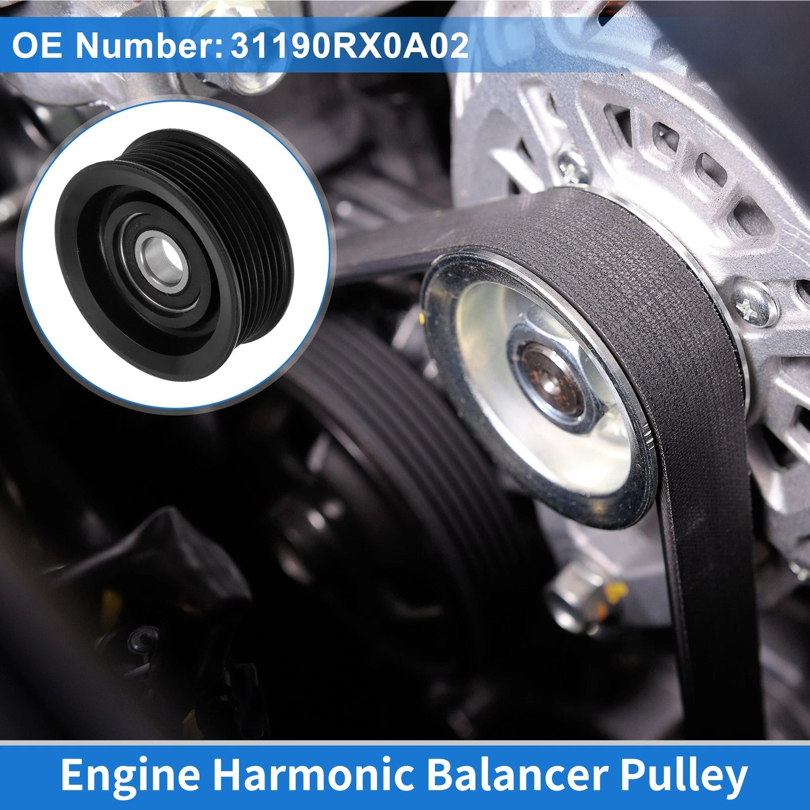Drive Belt Idler Pulley OEM Replacement for Honda CR-V (2012–2014)