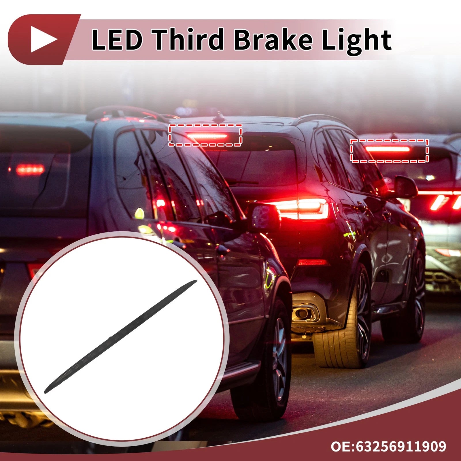 LED Third Brake Light Replacement for BMW 6-Series E63 E64 (2004–2007)