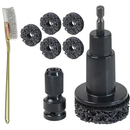 Wheel Hub Rust Removal Disc Set for 1/2 Inch Drill and Wrench